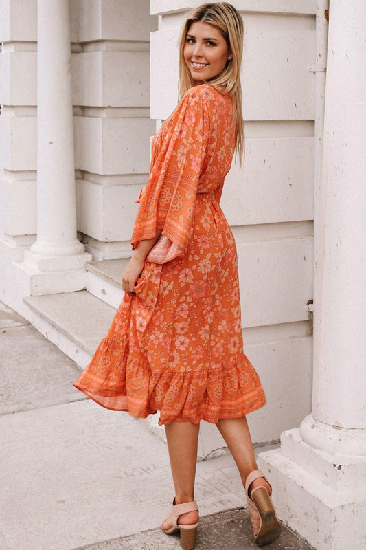 Dreamcatcher 'Nancie' Midi Dress XL