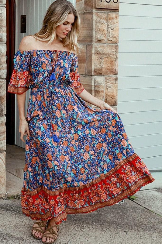 Dreamcatcher 'Gypsy' Maxi Dress Small