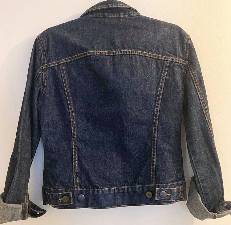 Pre-loved 'Divided' Dark Denim Jacket Small
