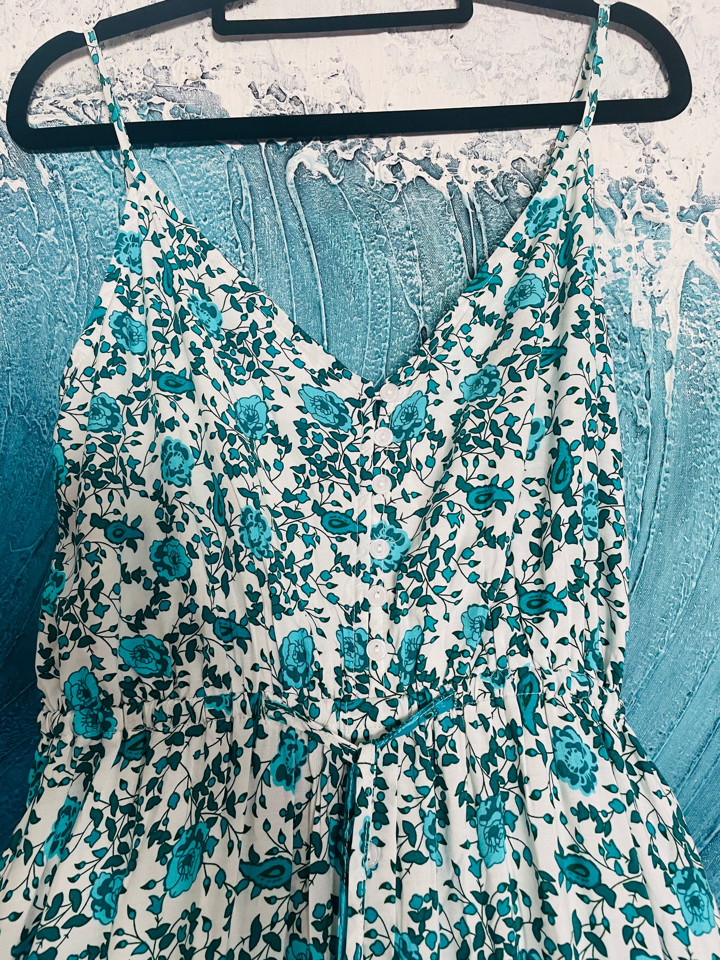 βIvoryβ  label strappy maxi dress size S