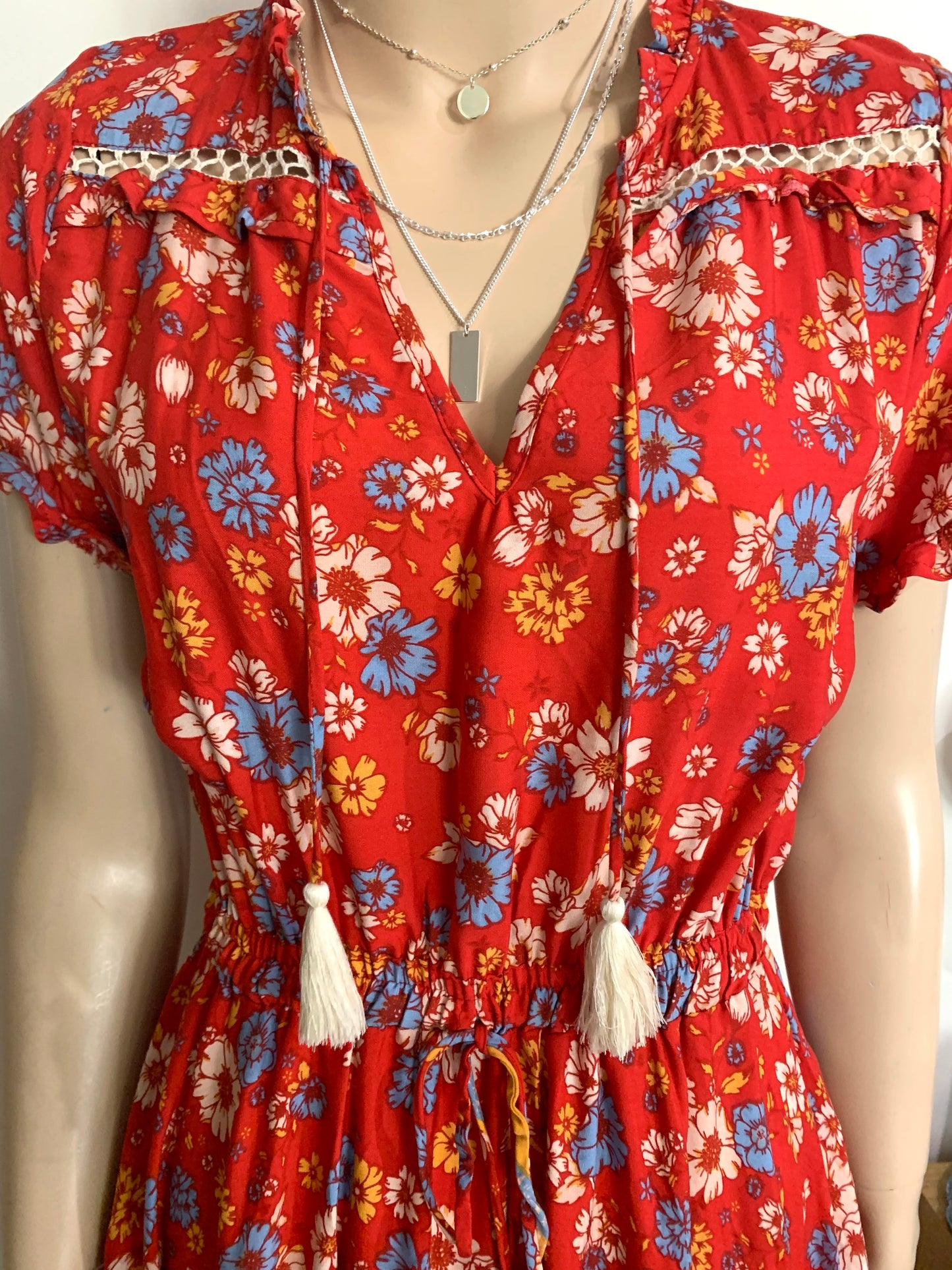 Pink Diamond Mini Dress | Size L