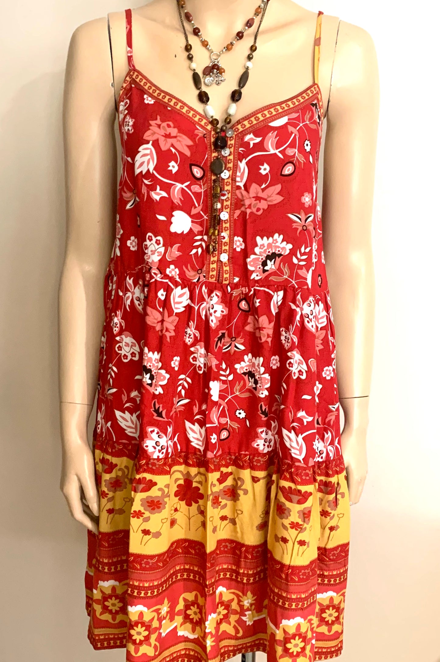 ‘Bohemian Spice' Mini Dress | Size S (8)
