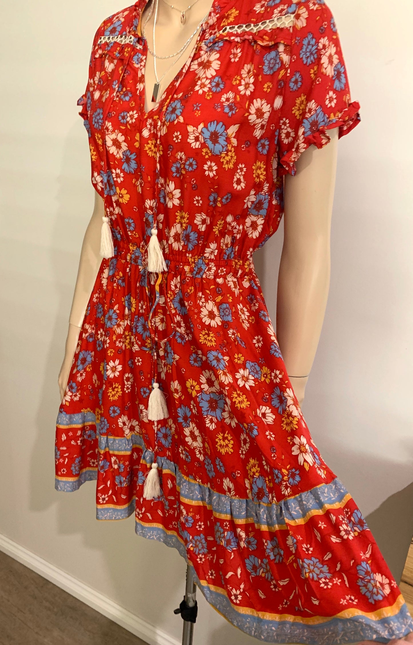 Pink Diamond Mini Dress | Size L