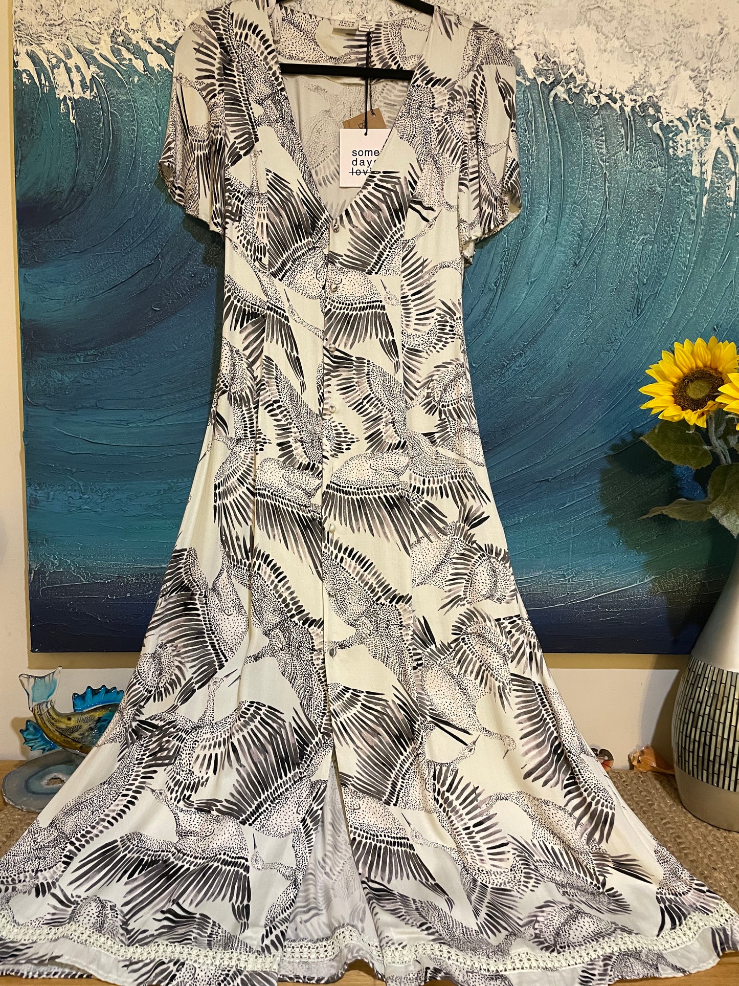 Some Days Lovin ‘Free as a bird’ Midi Dress | Size XS