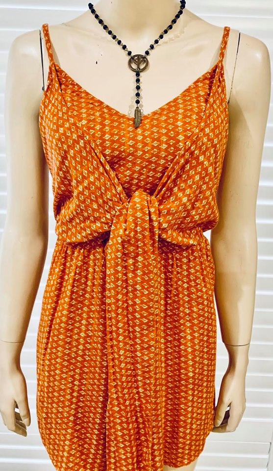 'Billabong' Tie Front Playsuit Size 12