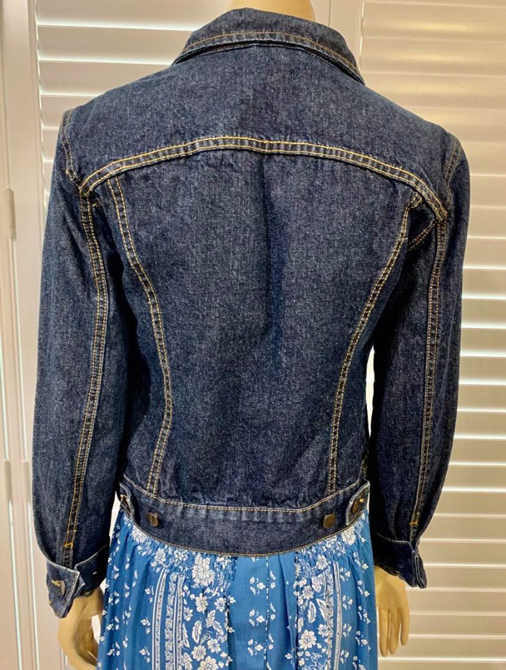 Pre-loved 'Just Jeans' Dark Denim Jacket Small