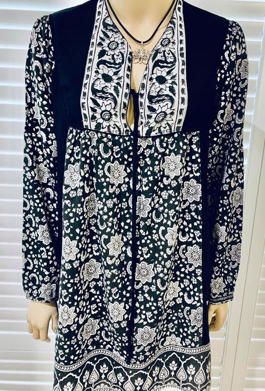 Mink Pink Long Sleeve Mini Dress Size 12