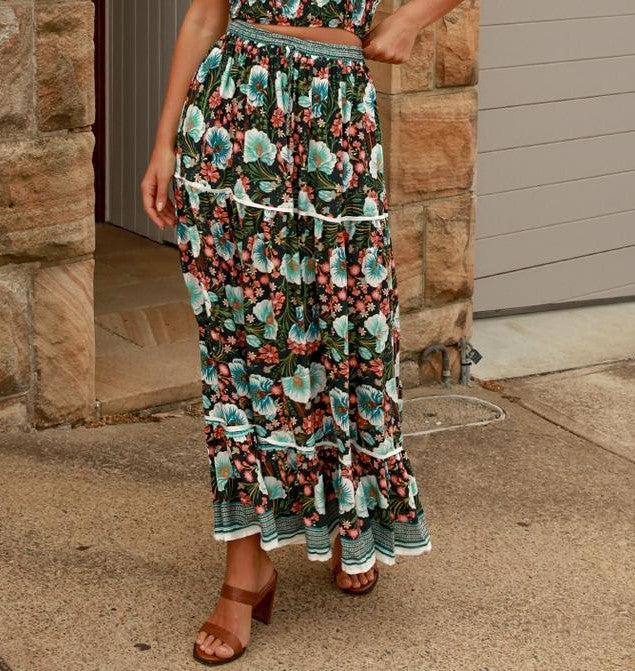 Dreamcatcher 'Oakley' Maxi Skirt Large