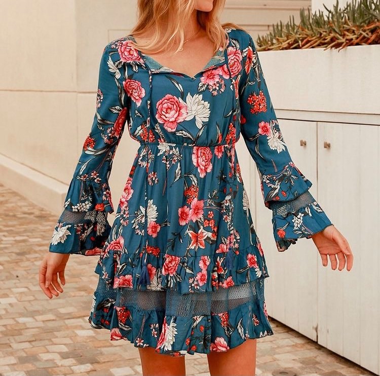 Dreamcatcher 'Hana' Mini Dress S, L