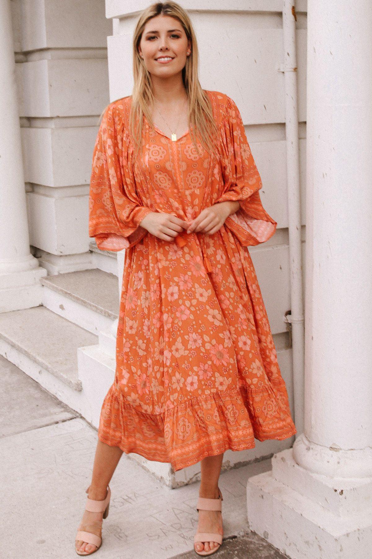 Dreamcatcher 'Nancie' Midi Dress XL