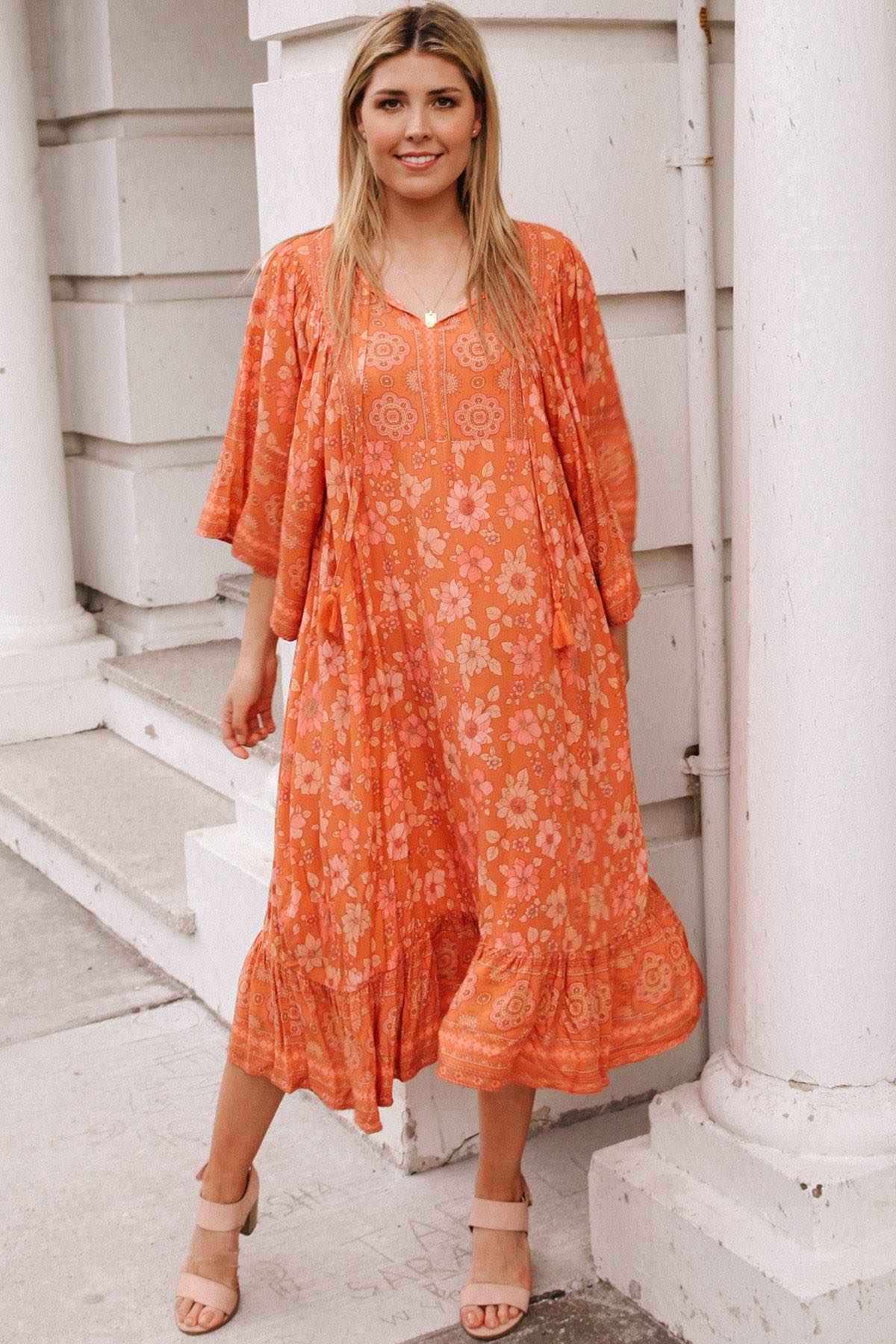 Dreamcatcher 'Nancie' Midi Dress XL