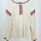 ‘Flannel’ Designer Long Sleeved Boho Top Size 6
