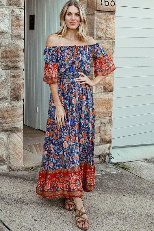 Dreamcatcher 'Gypsy' Maxi Dress Small