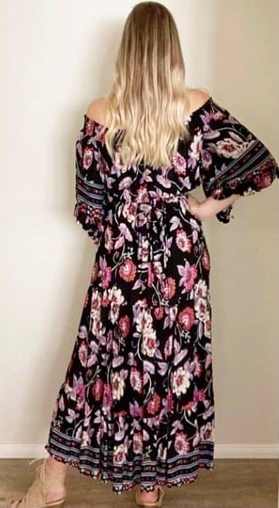 Jaase Off Shoulder Maxi Dress XS