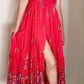Jaase 'Sunset' Floral Maxi Dress Medium
