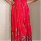 Jaase 'Sunset' Floral Maxi Dress Medium
