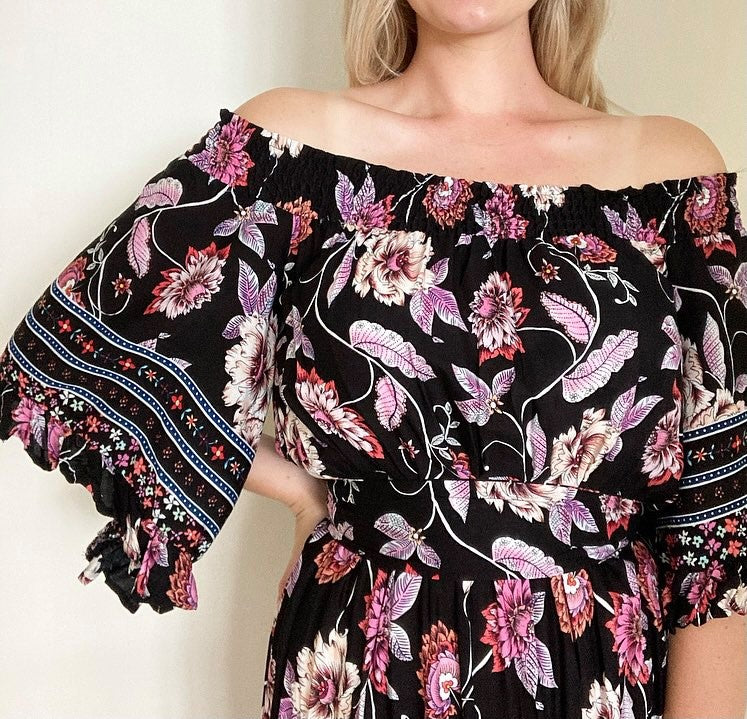 Jaase Off Shoulder Maxi Dress XS