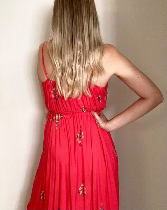 Jaase 'Sunset' Floral Maxi Dress Medium