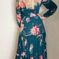 Jaase Long Sleeve Floral Maxi Dress Medium