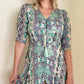 Jaase Half Sleeve Maxi Dress Small