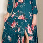Jaase Long Sleeve Floral Maxi Dress Medium