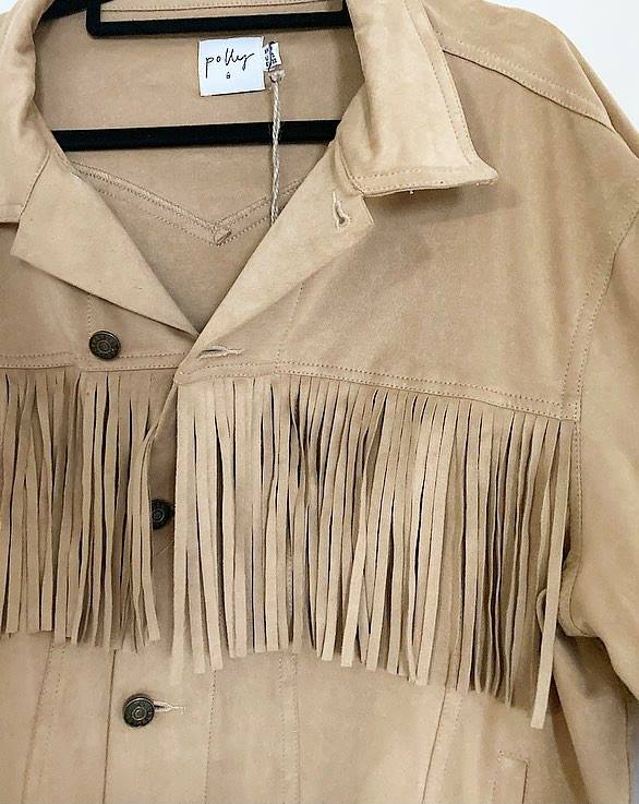 Pre-loved Faux Suede Jacket Size 12/14