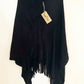 Boho Tassel Poncho One Size