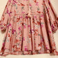 Jaase 3/4 Sleeve Pink top XL