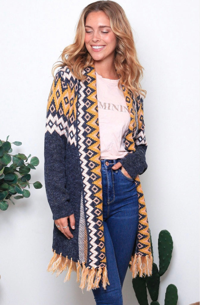 'Sahara' Knit Jacket One Size