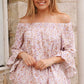 Dreamcatcher ‘Sharon’ Off Shoulder Top Large