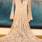 Nude Lace Maxi Dress from Angel Biba Size 8