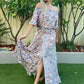 Jaase Off Shoulder Floral Maxi Dress Medium