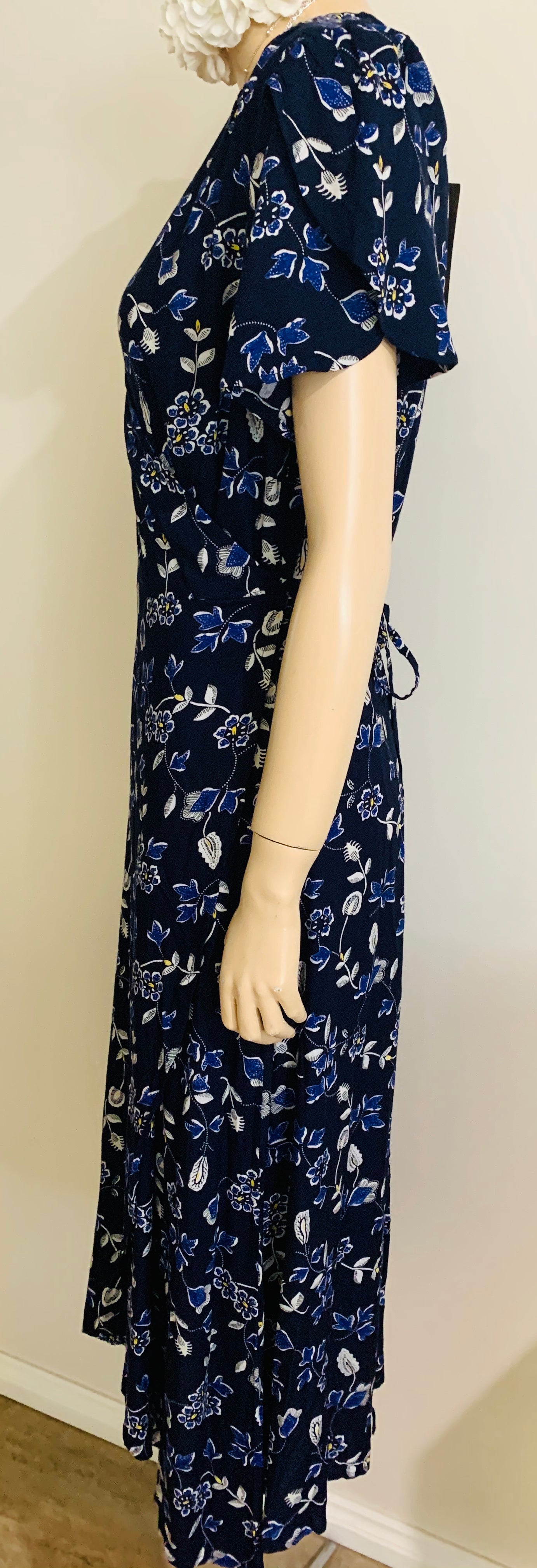 Capture Wrap Midi Dress