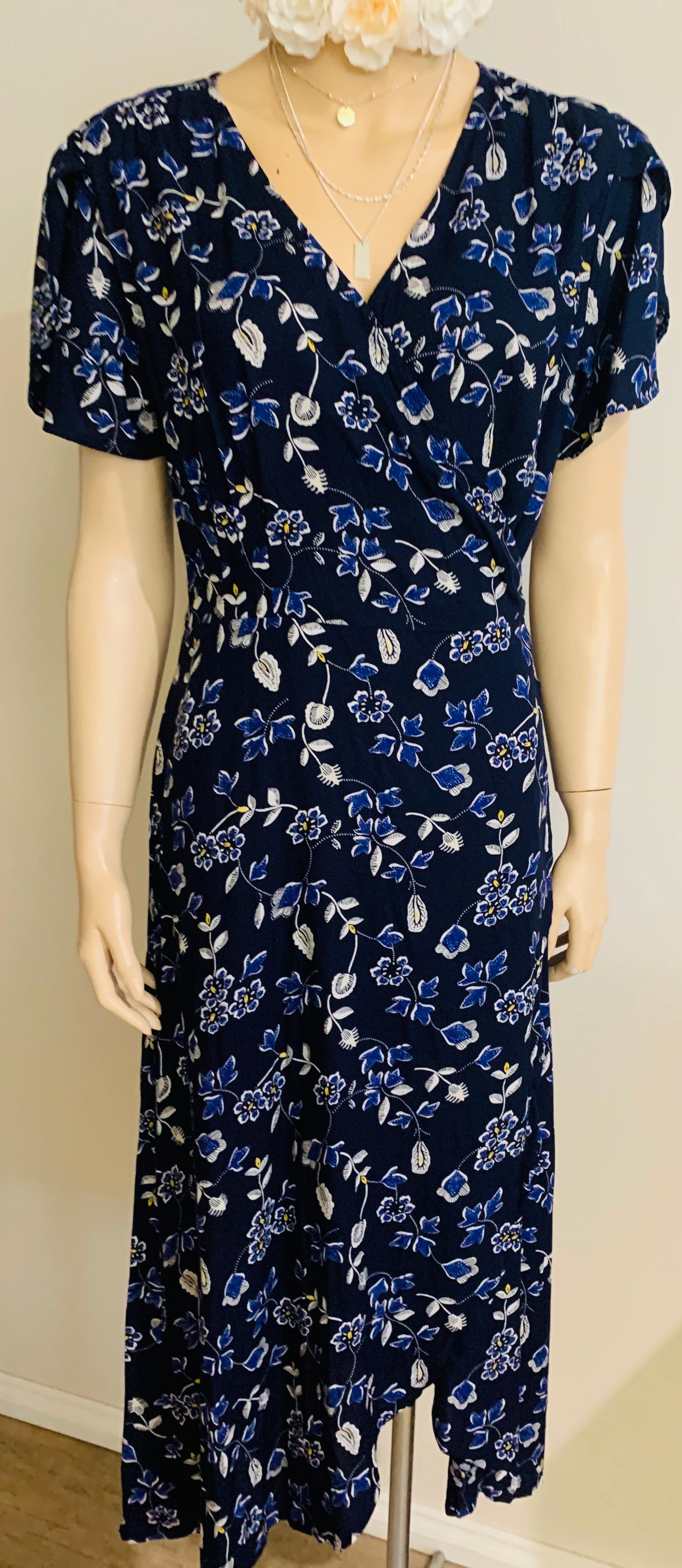 Capture Wrap Midi Dress