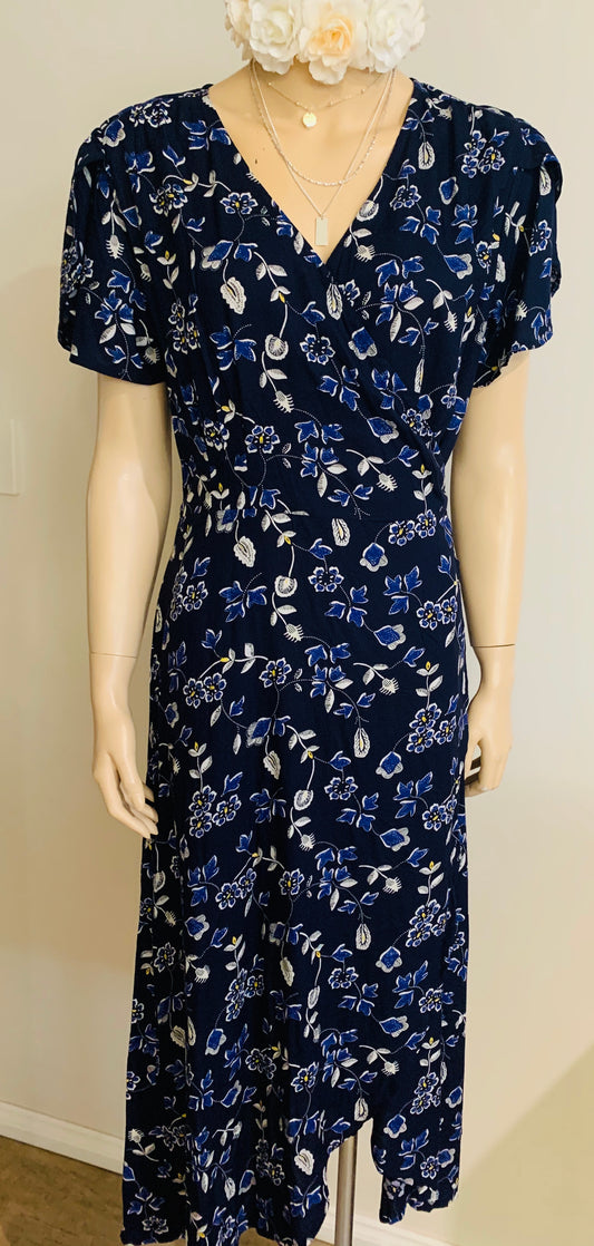 Capture Wrap Midi Dress