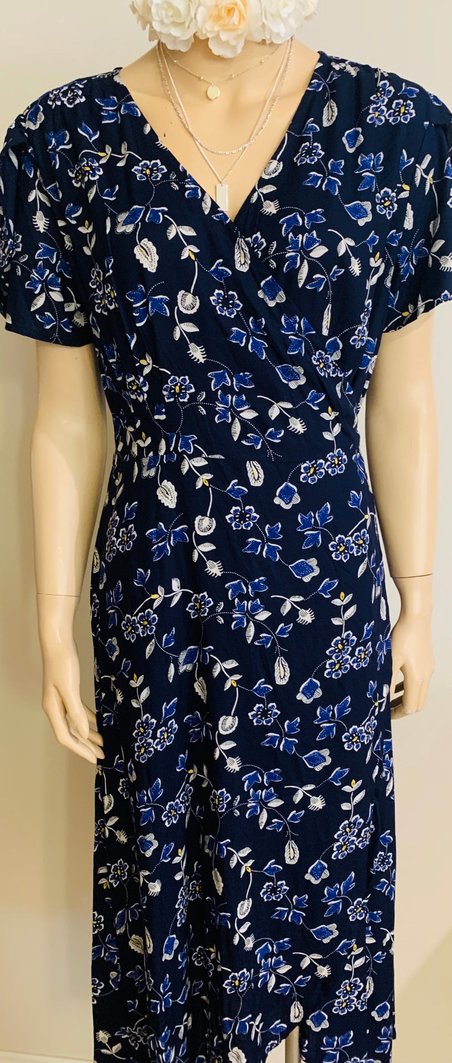 Capture Wrap Midi Dress