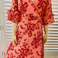 Atmos & Here Cherry Blossom Maxi Dress Size 18