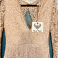 Nude Lace Maxi Dress from Angel Biba Size 8