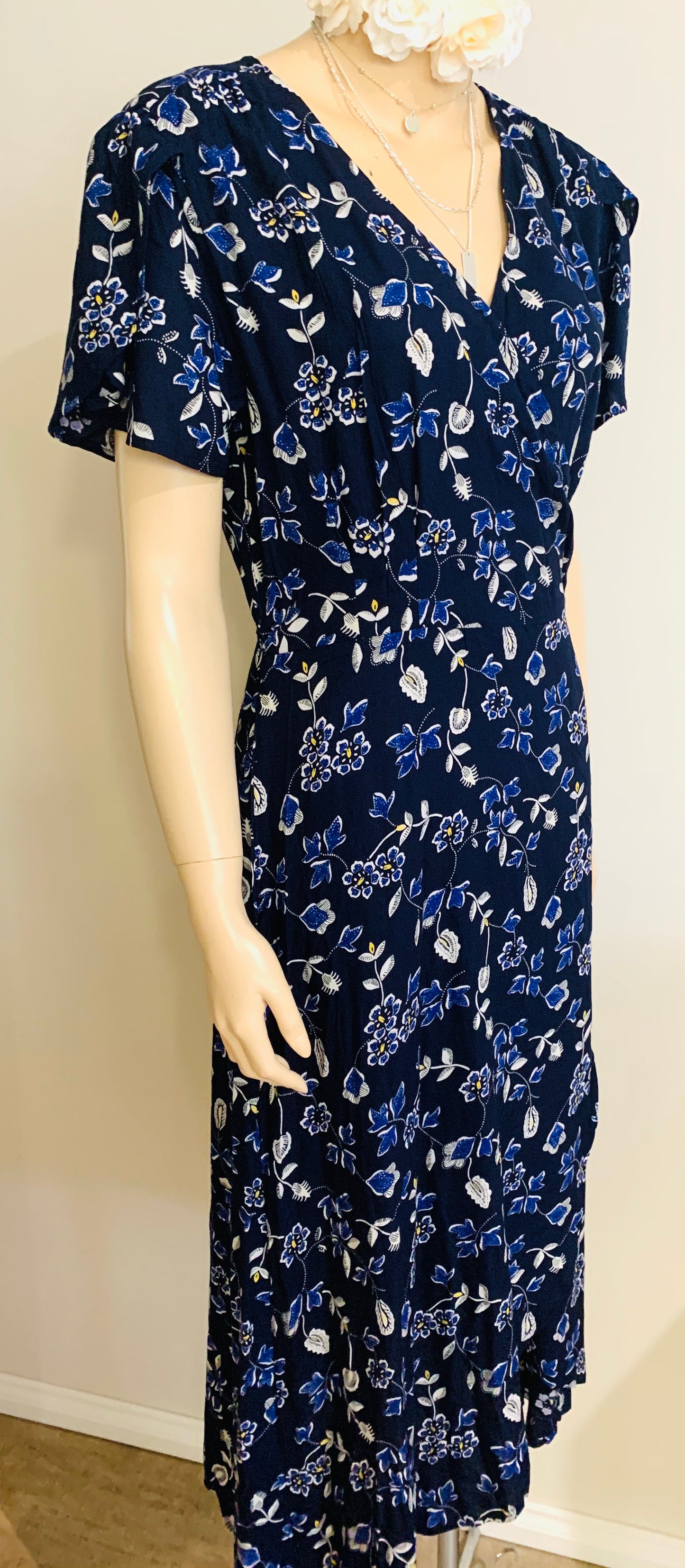 Capture Wrap Midi Dress