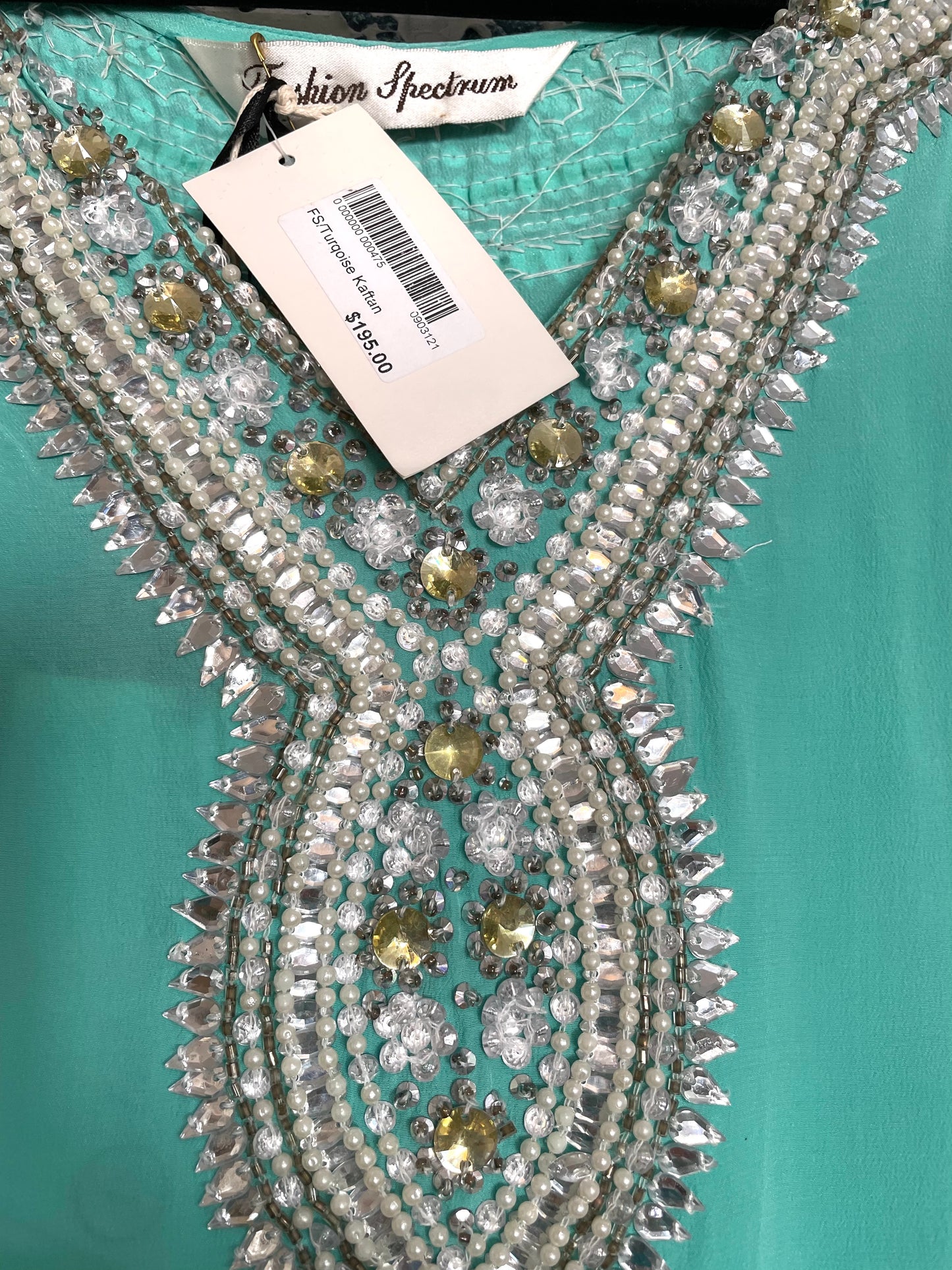 Fashion Spectrum Mid Length 100%Silk Kaftan | Free Size