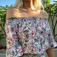 Jaase Off Shoulder Floral Maxi Dress Medium