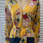 Jaase Long Sleeve Floral Top Large