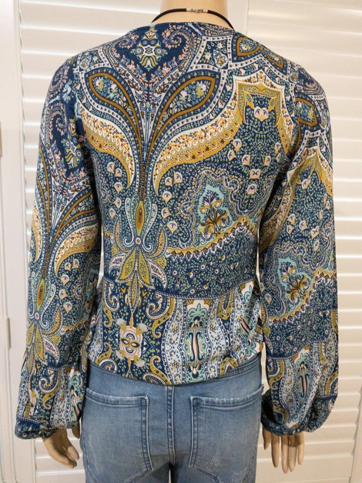 LE SALTY LABEL Paisley Print Top XS