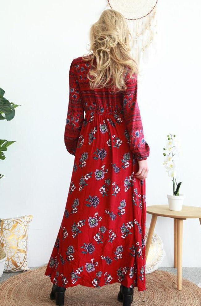 Dreamcatcher ‘Rosie’ Maxi Dress Medium