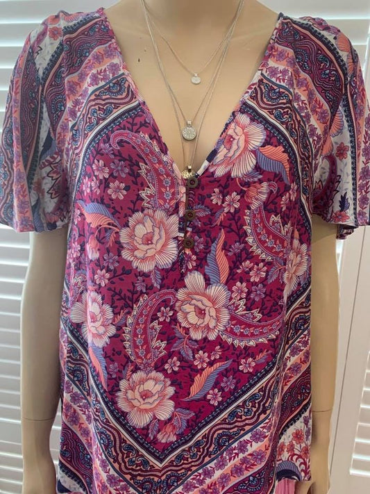 Arnhem Short Sleeve Top Size 10