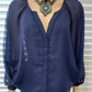 'Calvin Klein Jeans' Sheer Long Sleeve Top XL
