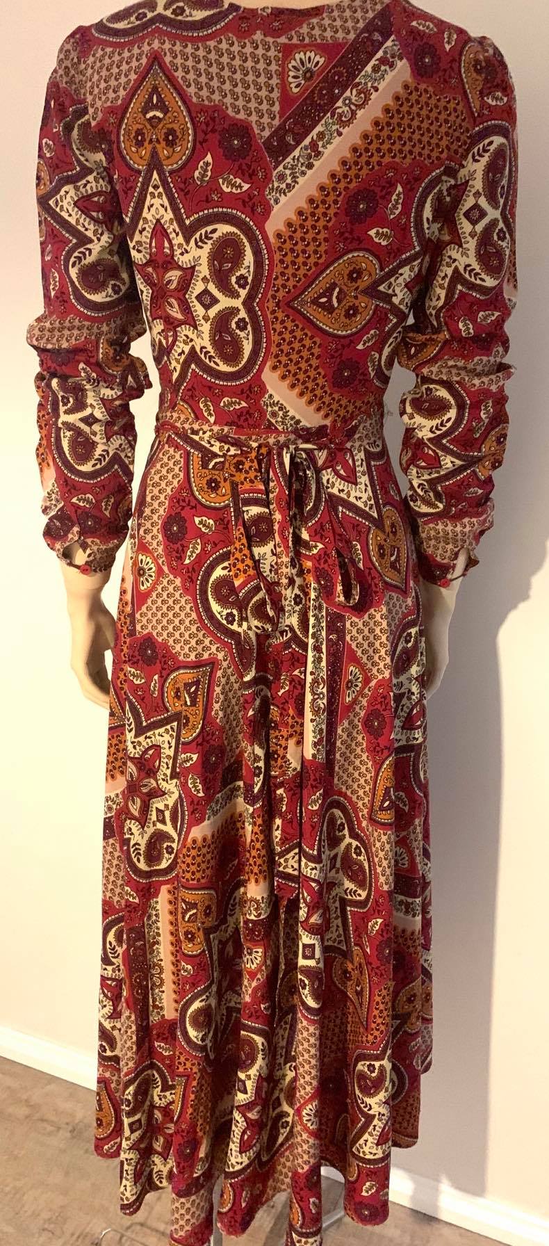 Ebby & I 'Tribal' Hi-Lo Midi Dress Small