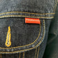 Pre-loved 'Fiorucci' Dark Denim Jacket Size 10