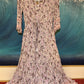 Jaase 'Shorelines' Tie Waist  Midi Dress Medium