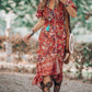 Label of Love Red Floral ‘London’ Maxi Dress